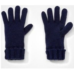 NWT Cat & Jack Cable Knit Gloves Navy (Blue)